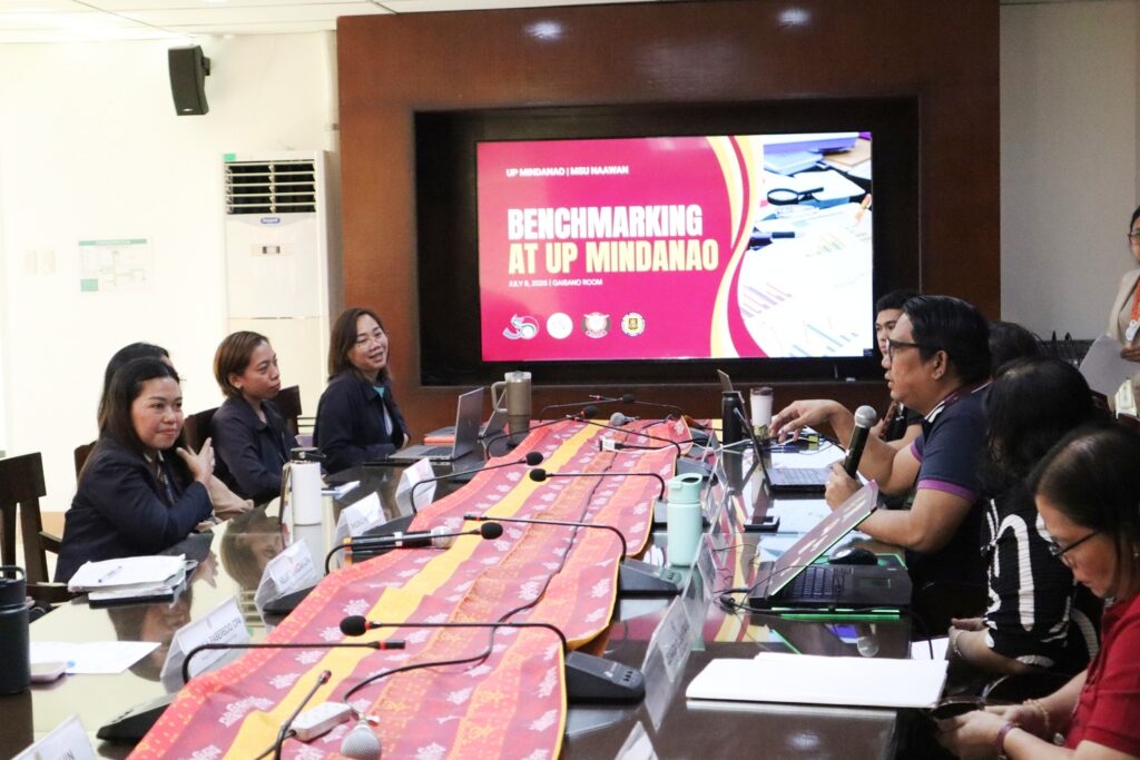 MSU Naawan administrators benchmark with UP Mindanao’s Quality Management System